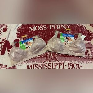 Bestform Wire Free Jacquard Bra Size 36C NWT Beige